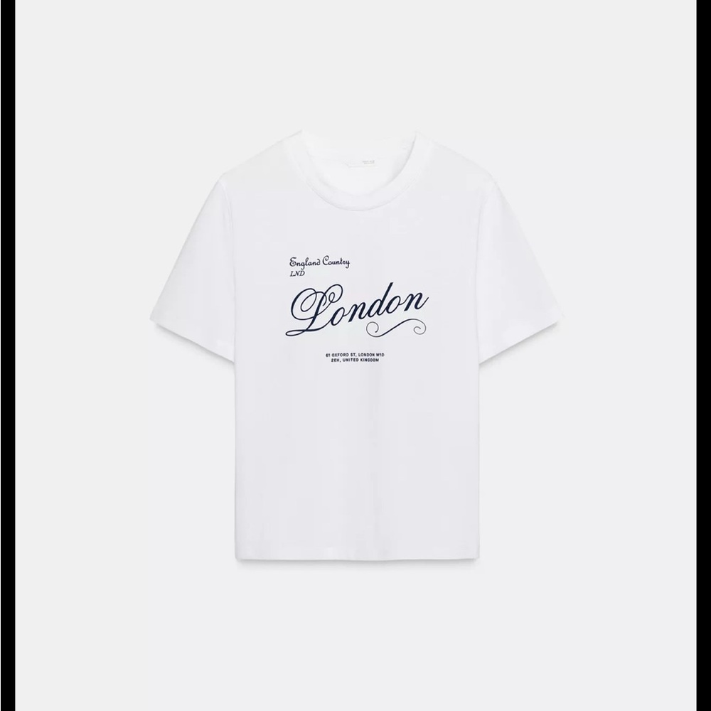 Zara London Print T-Shirt